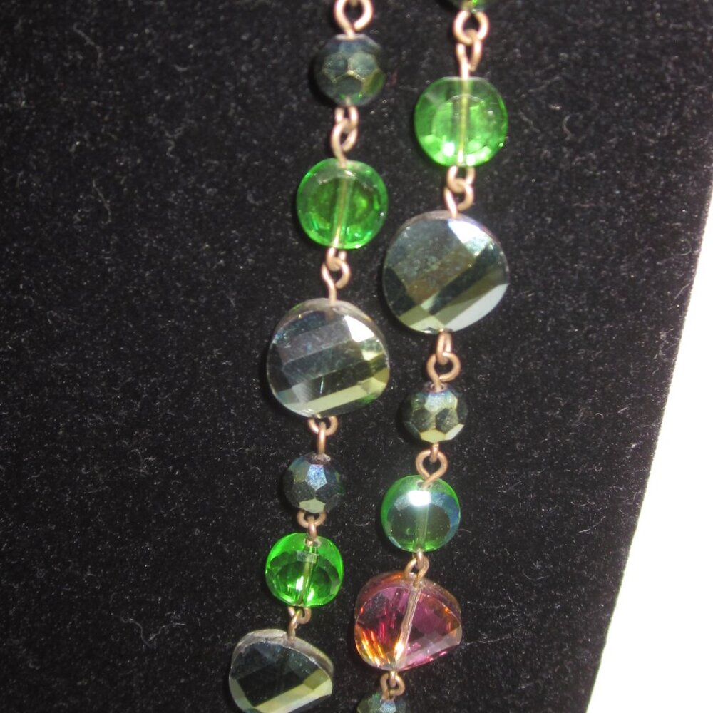 Joan Rivers Multi Colored Glass Bead Necklace - Picture 4 of 4